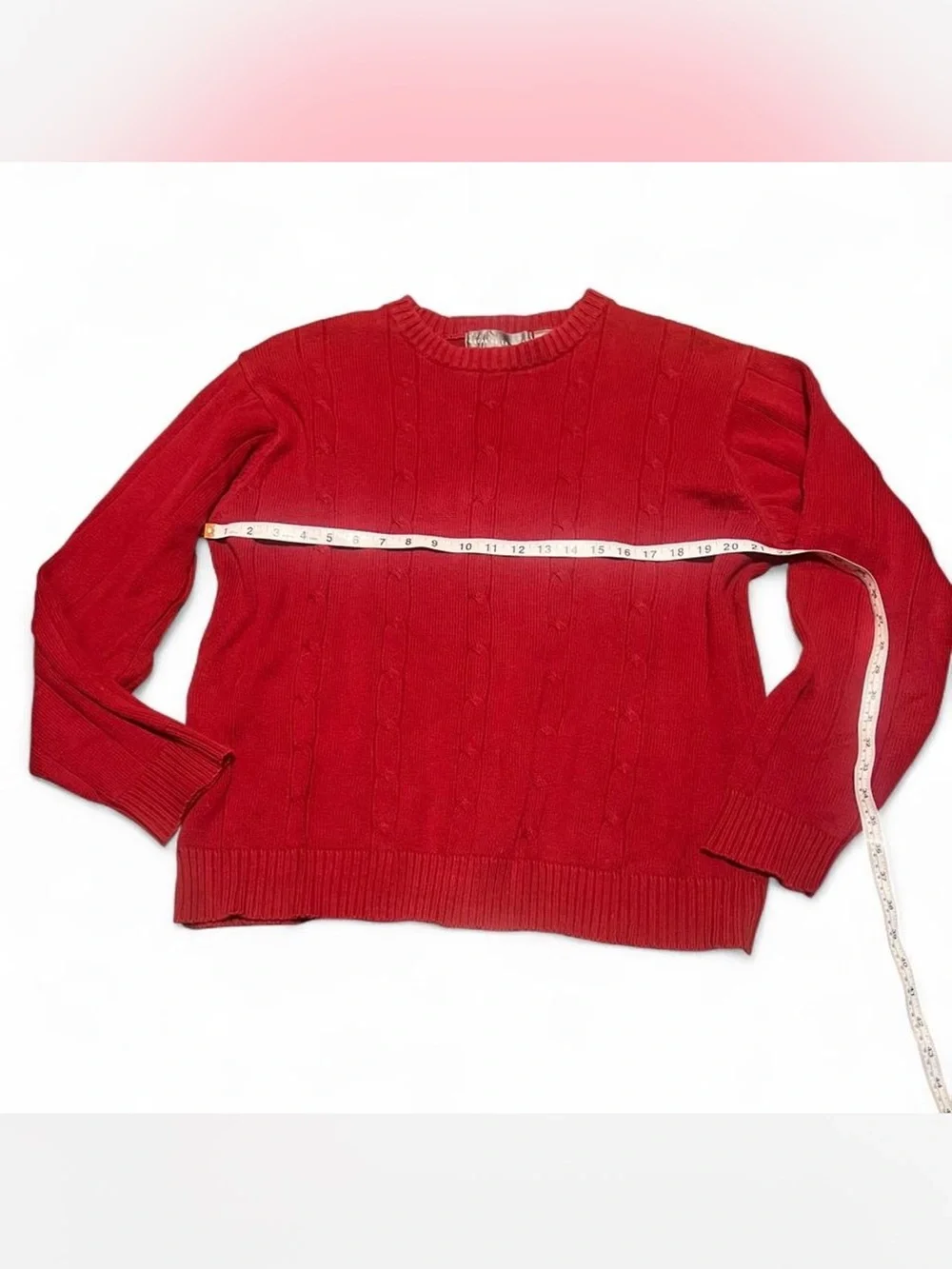VINTAGE 90s OSCAR DE LA RENTA CABLE KNIT SWEATER ❤️